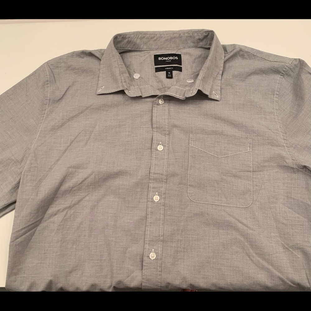 BONOBOSMENS: Grey long sleeve. Very breathable.
